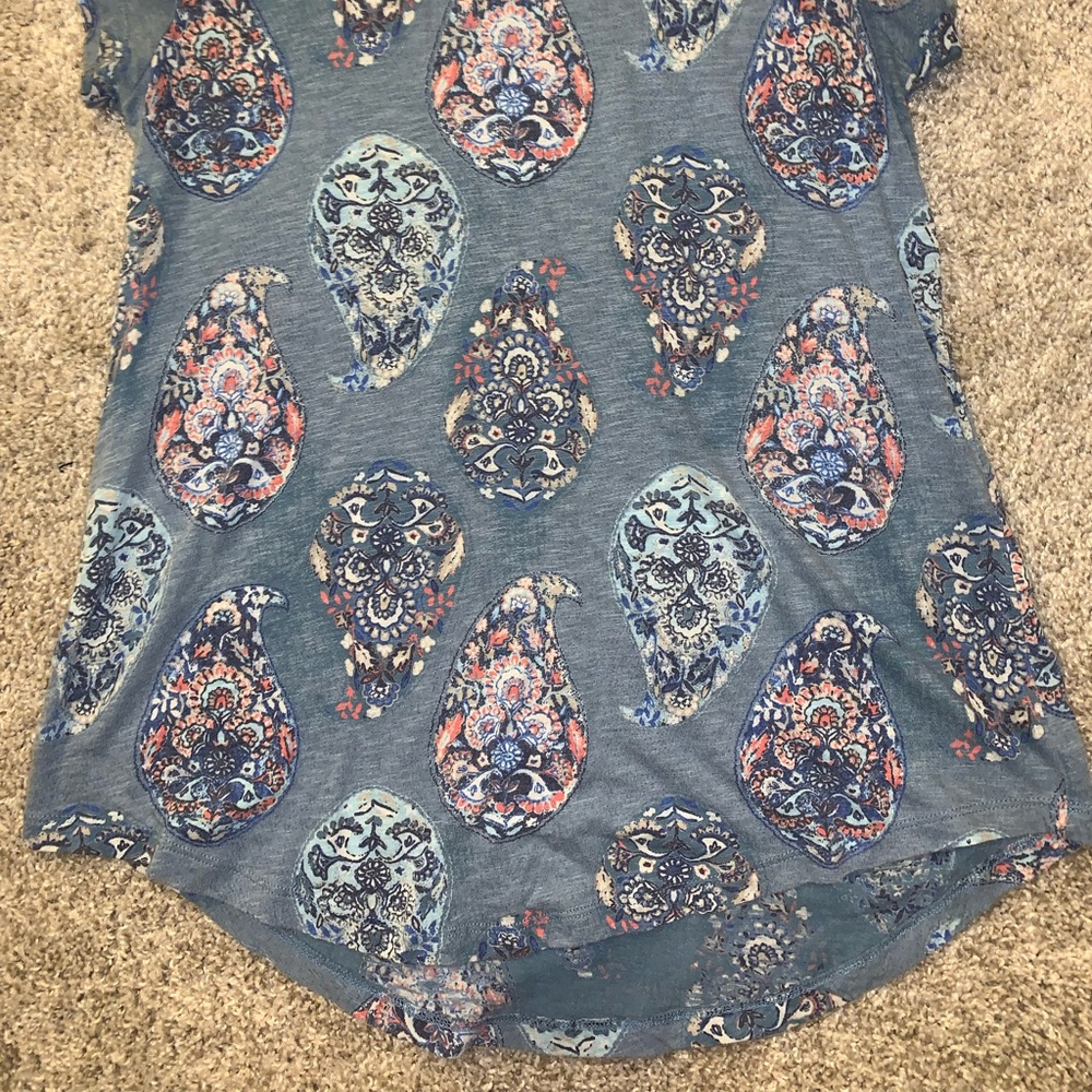 Lucky Brand Blue & Pink Shirt size S - Picture 6 of 10